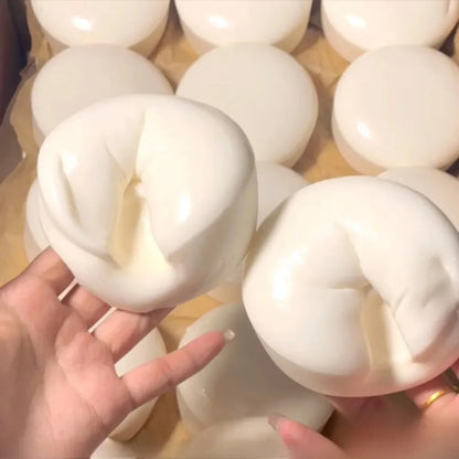 Taba Squishy Yogurt Cake Bread Squeeze Toy – Soft Slow Rising Stress Relief Fidget Sensory Toy for Kids & Adults Relaxing Gift
