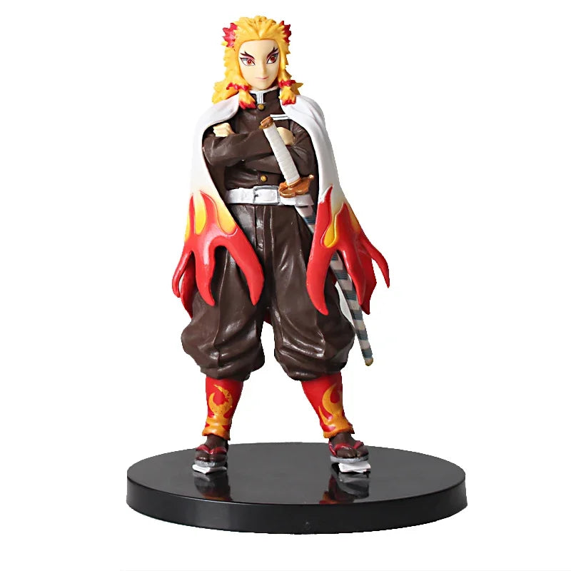 Demon Slayer Kimetsu No Yaiba Figures – Tanjiro Nezuko Zenitsu Inosuke Anime Action Figurine Model Toys