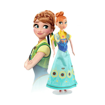 Frozen 2 Princess Elsa & Anna Dolls – 30CM Movable Joint Anime Figures Kids Christmas Gift Toys for Girls