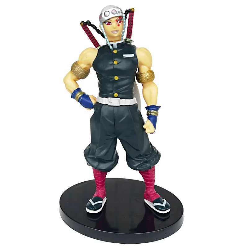 Demon Slayer Kimetsu No Yaiba Figures – Tanjiro Nezuko Zenitsu Inosuke Anime Action Figurine Model Toys