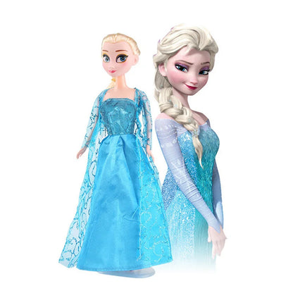 Frozen 2 Princess Elsa & Anna Dolls – 30CM Movable Joint Anime Figures Kids Christmas Gift Toys for Girls