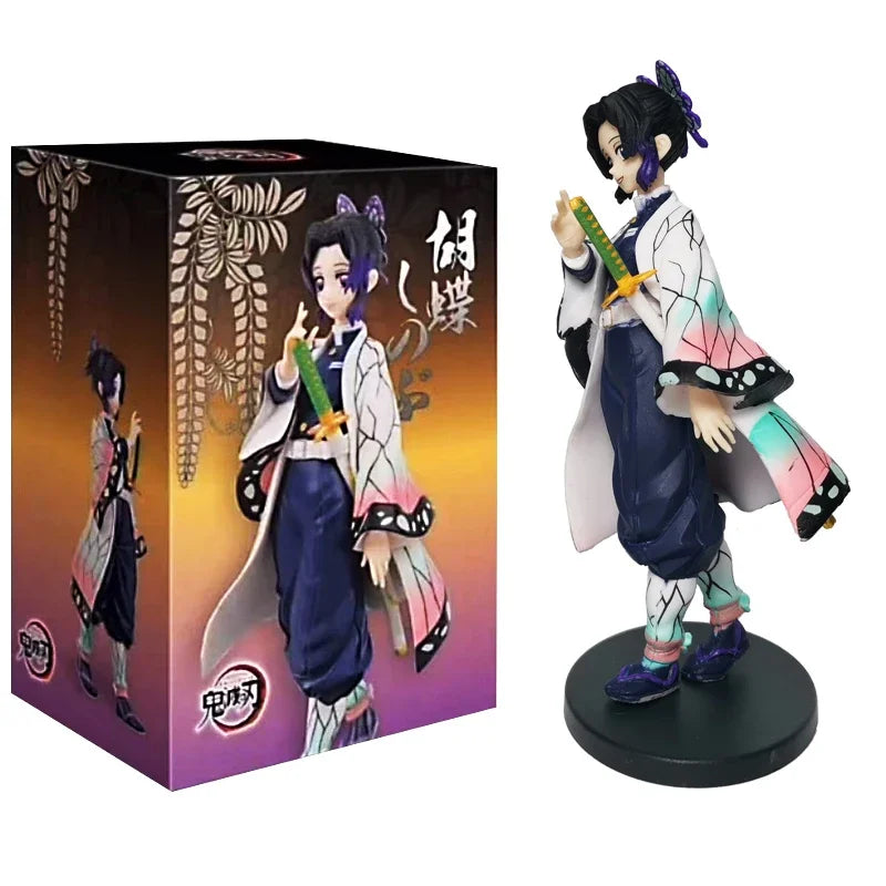 Demon Slayer Kimetsu No Yaiba Figures – Tanjiro Nezuko Zenitsu Inosuke Anime Action Figurine Model Toys