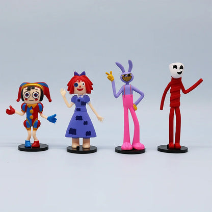8PCS The Amazing Digital Circus Figures Set 2026 – Cartoon Anime Model Toys Collectible Gift for Kids & Fans