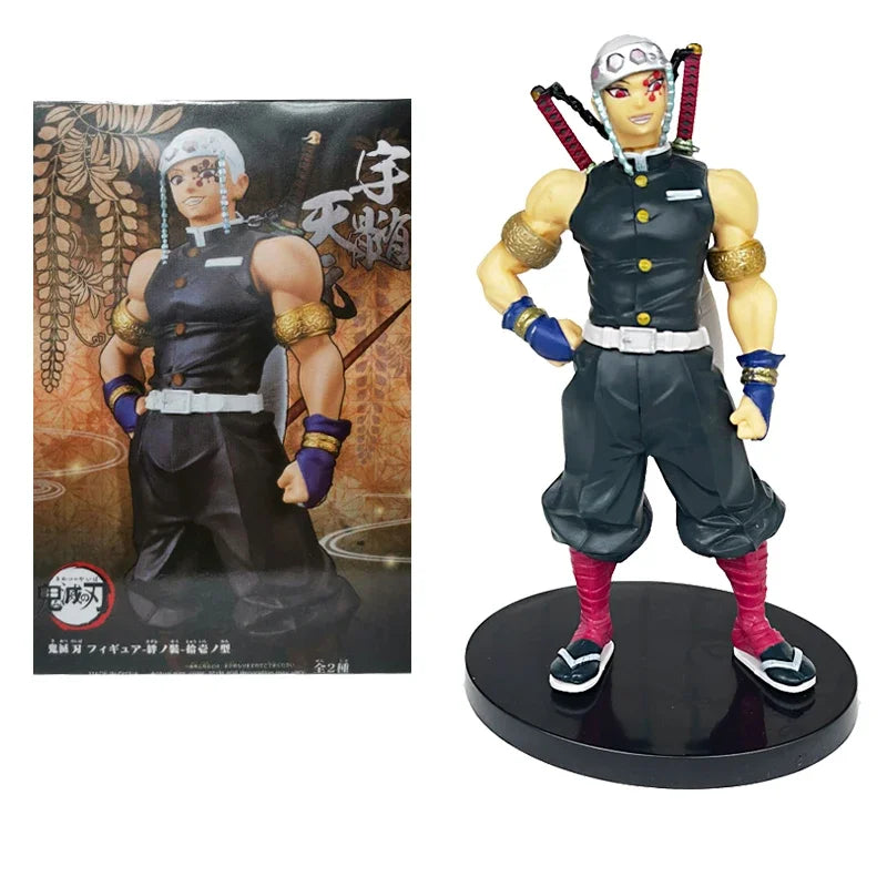 Demon Slayer Kimetsu No Yaiba Figures – Tanjiro Nezuko Zenitsu Inosuke Anime Action Figurine Model Toys