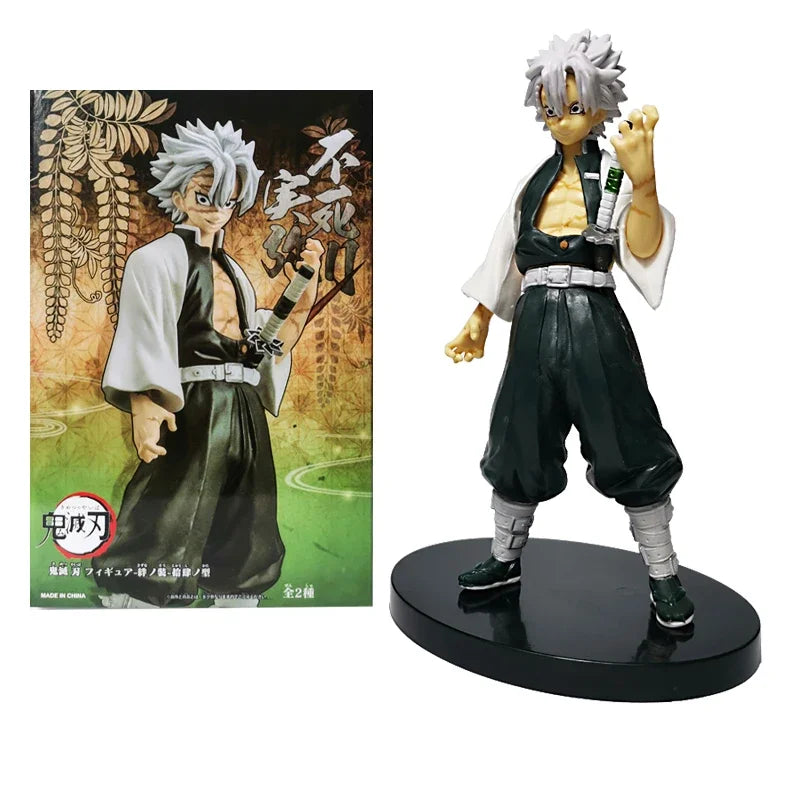 Demon Slayer Kimetsu No Yaiba Figures – Tanjiro Nezuko Zenitsu Inosuke Anime Action Figurine Model Toys