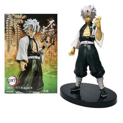 Demon Slayer Kimetsu No Yaiba Figures – Tanjiro Nezuko Zenitsu Inosuke Anime Action Figurine Model Toys
