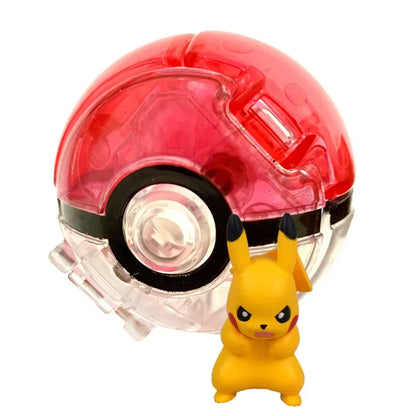 Pokémon Pokeball Anime Figures – Pikachu Charizard Piplup Kyogre Pocket Monster Action Model Toy Gifts