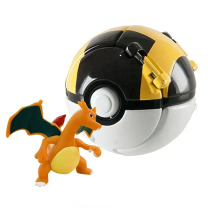 Pokémon Pokeball Anime Figures – Pikachu Charizard Piplup Kyogre Pocket Monster Action Model Toy Gifts