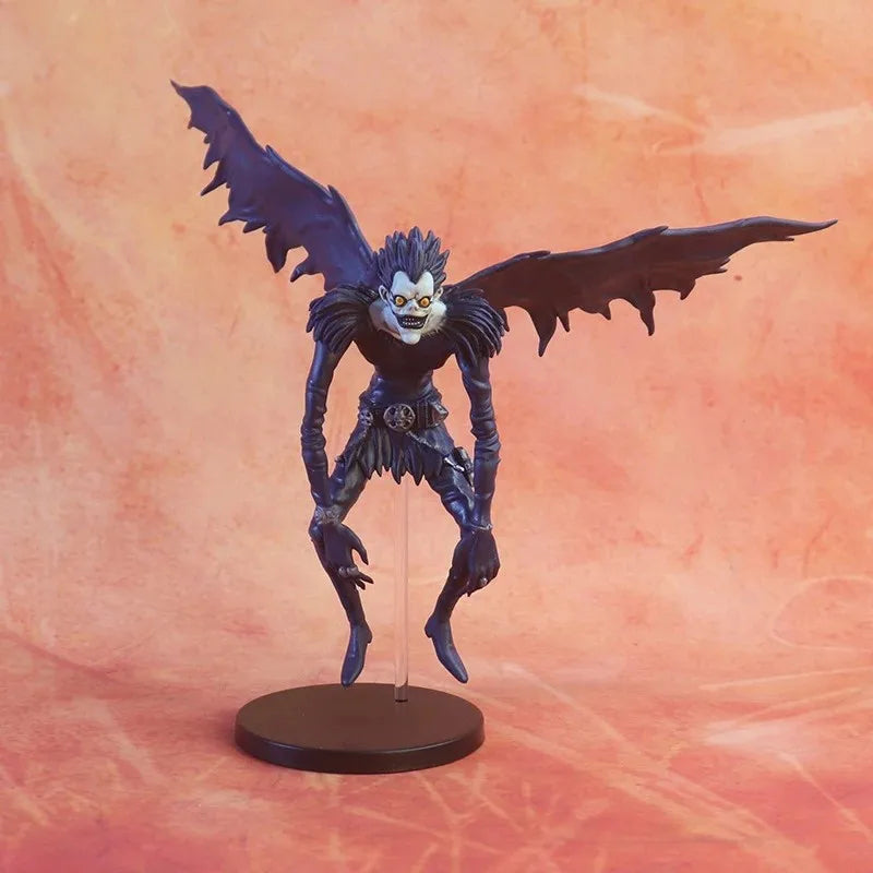 24CM Death Note Anime Figures – Ryuk Light Yagami Misa PVC Standing Model Collectible Statue Ornament Gift for Kids & Fans