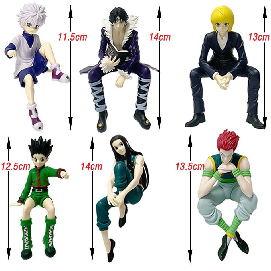 Hunter x Hunter Anime Figures 11–14CM – Gon Freecss Kurapika Chrollo Alluka Zoldyck PVC Action Model Collectible Toy Gift