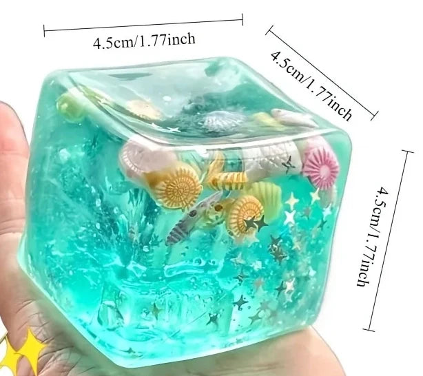 Ocean Squishy Stress Balls – Autism Sensory Fidget Toys for Anxiety Stress Relief Kids Adults