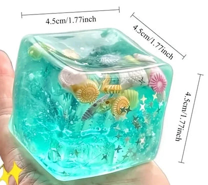 Ocean Squishy Stress Balls – Autism Sensory Fidget Toys for Anxiety Stress Relief Kids Adults