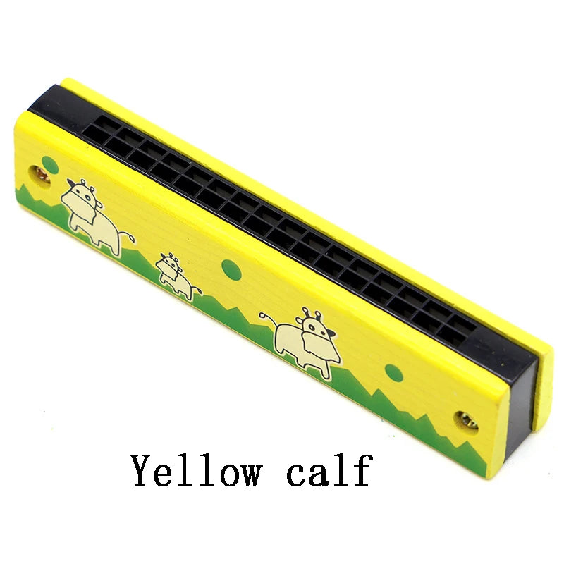 Kids Wooden Harmonica Toy – Beginner Musical Instrument for Early Learning Music Education