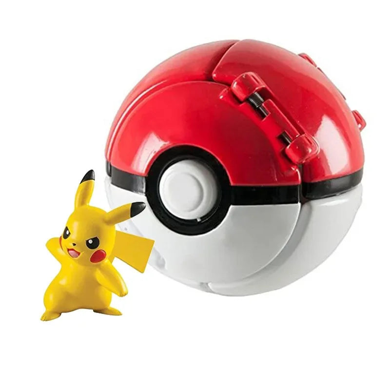 Pokémon Pokeball Anime Figures – Pikachu Charizard Piplup Kyogre Pocket Monster Action Model Toy Gifts