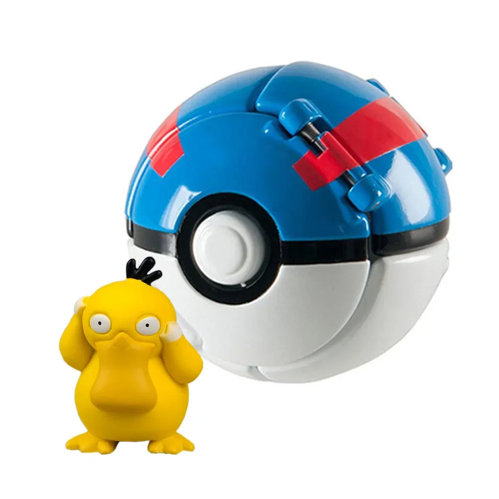 Pokémon Pokeball Anime Figures – Pikachu Charizard Piplup Kyogre Pocket Monster Action Model Toy Gifts
