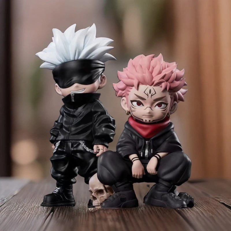 Jujutsu Kaisen Gojo Satoru & Sukuna Figure – PVC Anime Action Figurine Collectible Model Toy Collection (3 Styles)