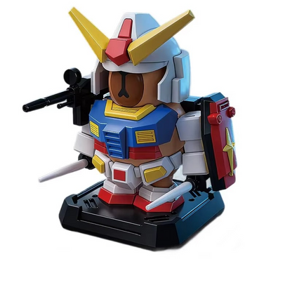 Capybara Robot Mecha Building Kit – DIY Capybara Mecha Armor Assembly Model Toy for Kids & Collectors
