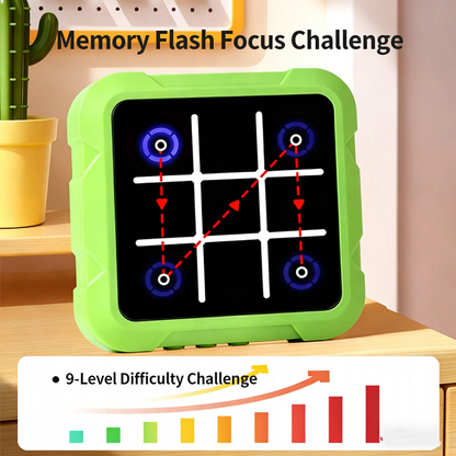 Electronic Tic Tac Toe Game – Interactive Strategy Board Game for Kids | Educational Parent-Child Brain Training Toy
