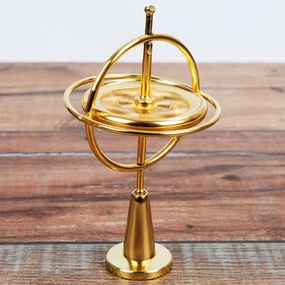 Anti-Gravity Finger Gyroscope Spinner | Self-Balancing Metal Fidget Spin Toy | Stress Relief & Educational Desk Toy