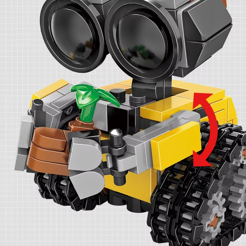 217PCS Space Robot Building Block Set | Mini Sci-Fi Robot Construction Toy | STEM Building Bricks Gift for Kids & Adults