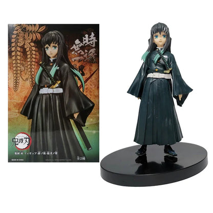 Demon Slayer Kimetsu No Yaiba Figures – Tanjiro Nezuko Zenitsu Inosuke Anime Action Figurine Model Toys