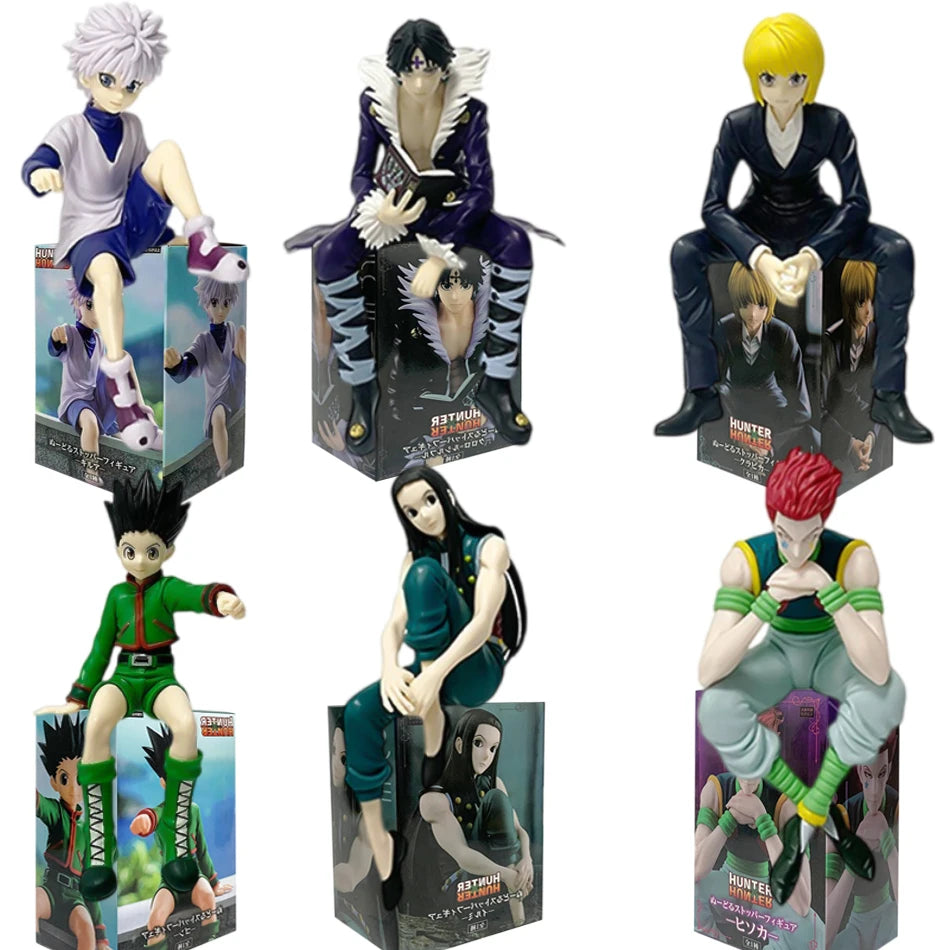 Hunter x Hunter Anime Figures 11–14CM – Gon Freecss Kurapika Chrollo Alluka Zoldyck PVC Action Model Collectible Toy Gift