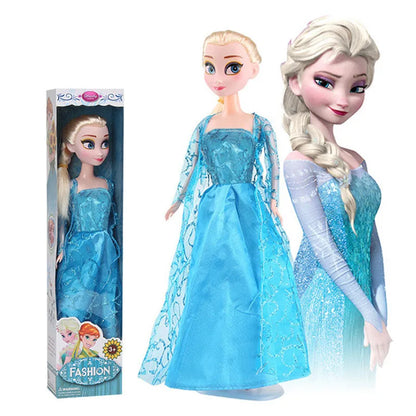 Frozen 2 Princess Elsa & Anna Dolls – 30CM Movable Joint Anime Figures Kids Christmas Gift Toys for Girls