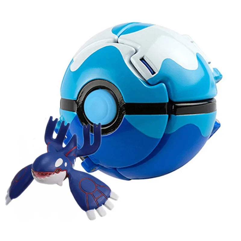 Pokémon Pokeball Anime Figures – Pikachu Charizard Piplup Kyogre Pocket Monster Action Model Toy Gifts