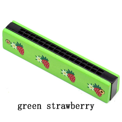 Kids Wooden Harmonica Toy – Beginner Musical Instrument for Early Learning Music Education