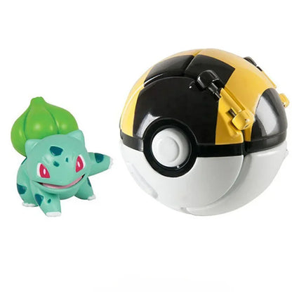 Pokémon Pokeball Anime Figures – Pikachu Charizard Piplup Kyogre Pocket Monster Action Model Toy Gifts