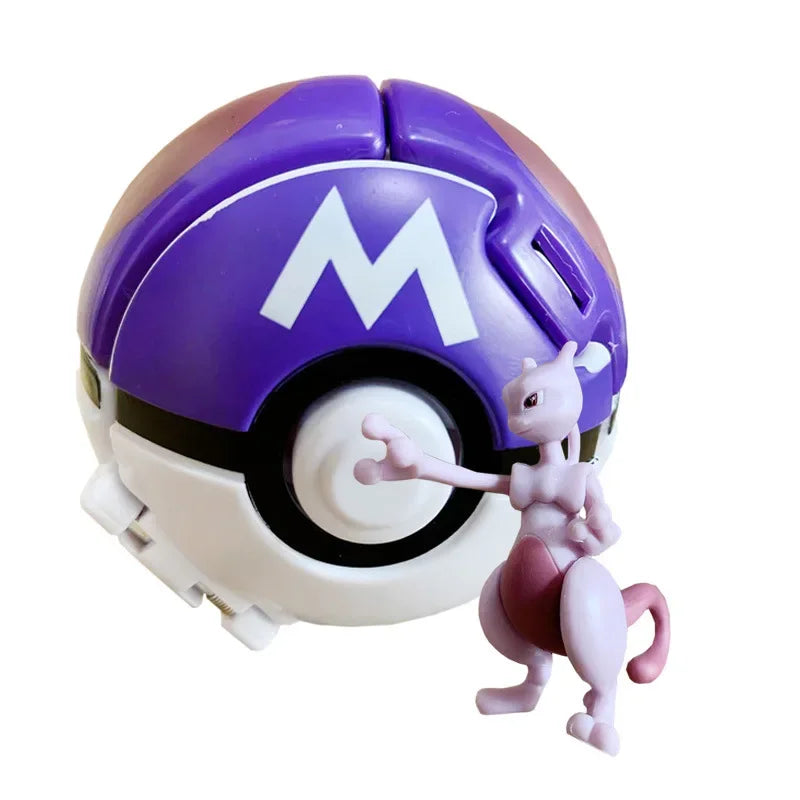 Pokémon Pokeball Anime Figures – Pikachu Charizard Piplup Kyogre Pocket Monster Action Model Toy Gifts