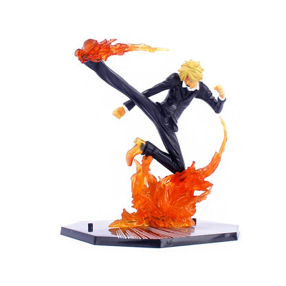 One Piece Luffy & Roronoa Zoro Anime Figure – Three Blade SA Maximum PVC Action Statue Collectible Model Toy