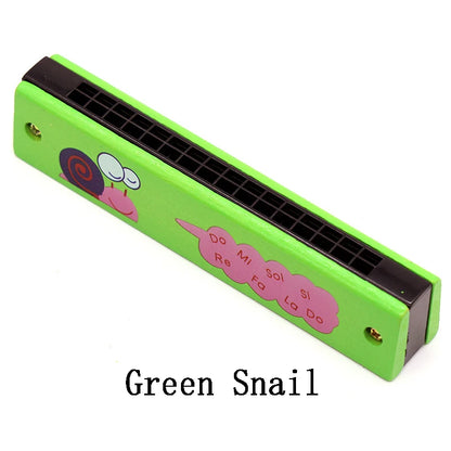 Kids Wooden Harmonica Toy – Beginner Musical Instrument for Early Learning Music Education