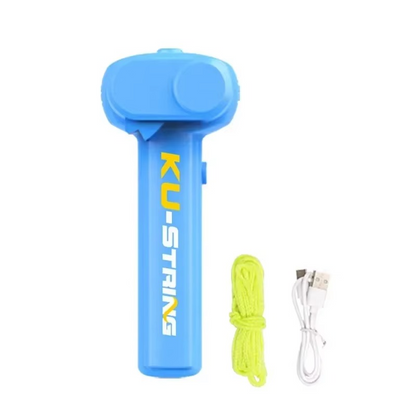 Glow in the Dark String Launcher Toy – LED Luminous Handheld Rope Shooter for Kids | Sensory Fidget Party Gift