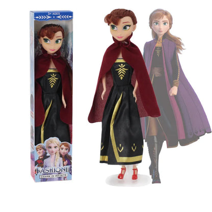 Frozen 2 Princess Elsa & Anna Dolls – 30CM Movable Joint Anime Figures Kids Christmas Gift Toys for Girls