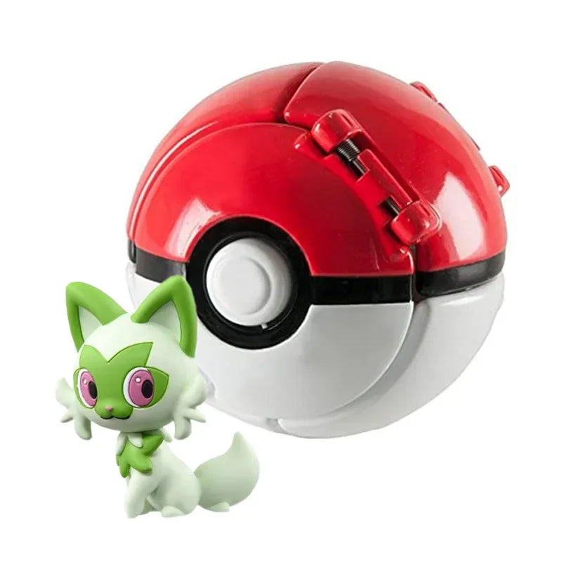 Pokémon Pokeball Anime Figures – Pikachu Charizard Piplup Kyogre Pocket Monster Action Model Toy Gifts