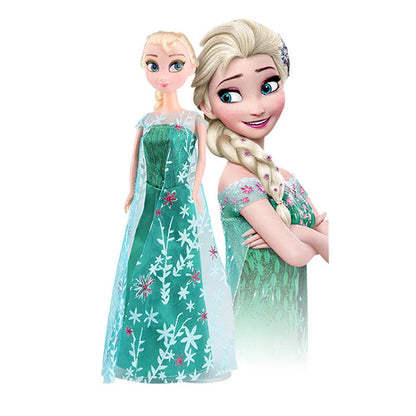 Frozen 2 Princess Elsa & Anna Dolls – 30CM Movable Joint Anime Figures Kids Christmas Gift Toys for Girls