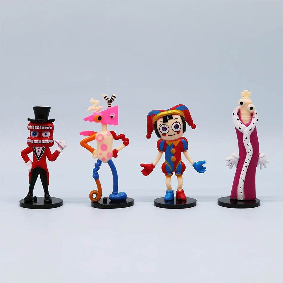 8PCS The Amazing Digital Circus Figures Set 2026 – Cartoon Anime Model Toys Collectible Gift for Kids & Fans
