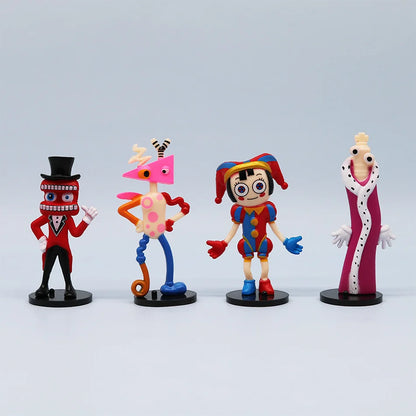 8PCS The Amazing Digital Circus Figures Set 2026 – Cartoon Anime Model Toys Collectible Gift for Kids & Fans