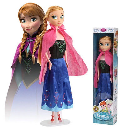 Frozen 2 Princess Elsa & Anna Dolls – 30CM Movable Joint Anime Figures Kids Christmas Gift Toys for Girls