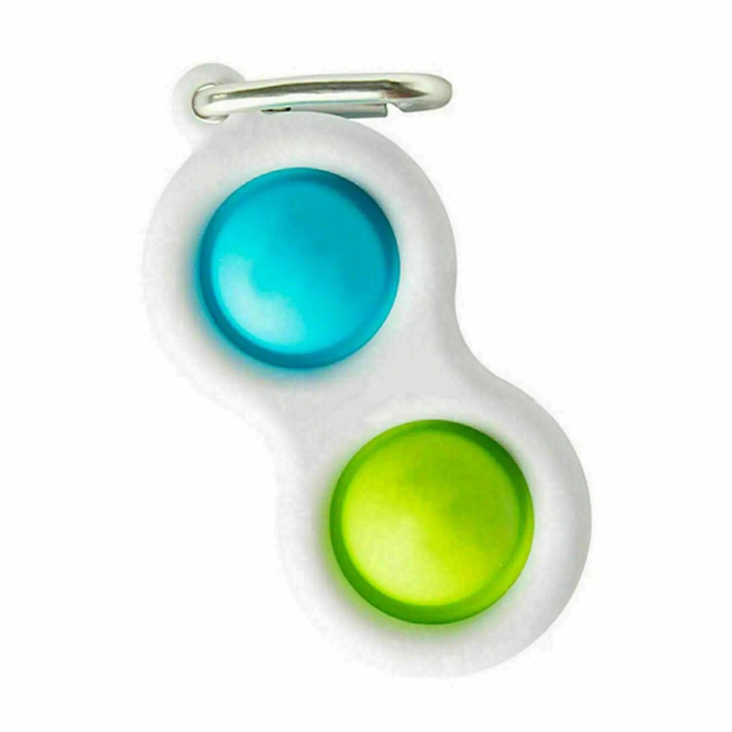 Simple Dimple Fidget Keyring Toy – Silent Sensory Pop Keychain for Kids & Adults