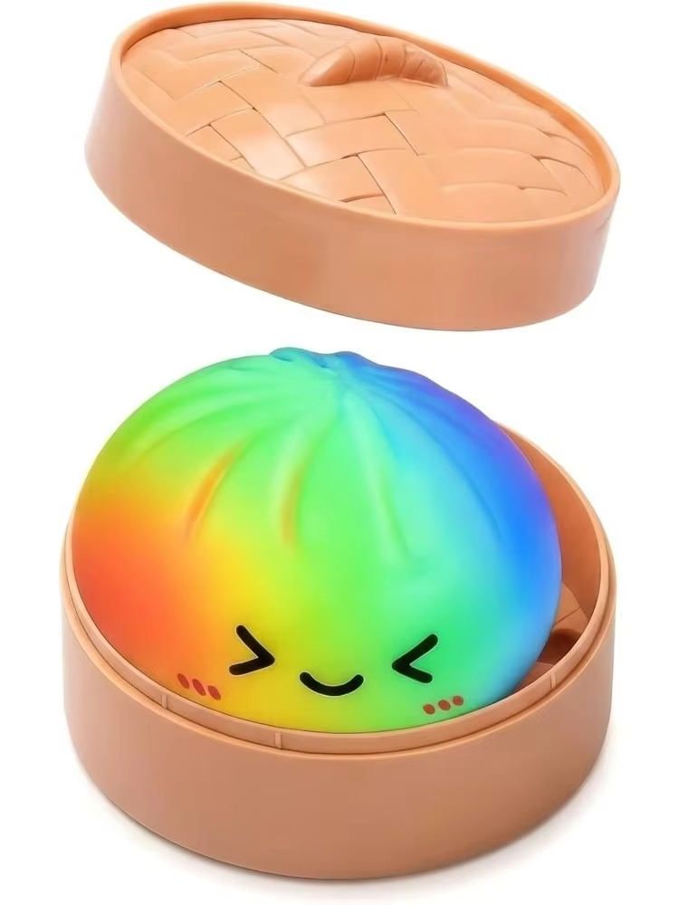Rainbow Dumpling Squishy Stress Relief Toy | Slow Rising Fidget