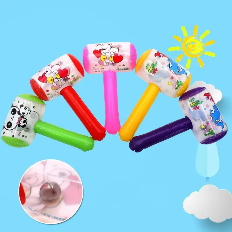 3PCS Inflatable Hammer Party Toy Set | Soft Inflatable Squeaky Hammers for Kids | Birthday, Beach & Party Favour Accessories