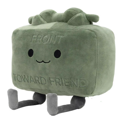 20cm Green Pixel Plush Doll | Soft Kawaii Square Plush Toy | Cute Cushion & Collectible Gift for Kids