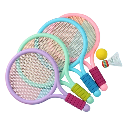 Kids Badminton & Tennis Racket Set – Outdoor Sports Toy Set for Children Aged 3–12 | Garden, Beach & Park Games