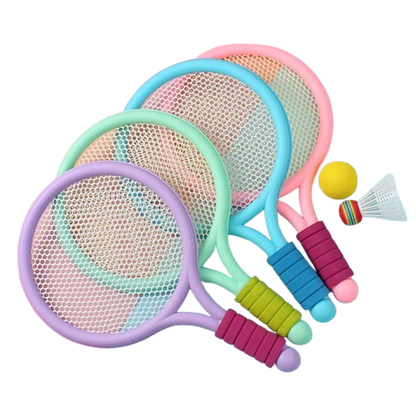 Kids Badminton & Tennis Racket Set – Outdoor Sports Toy Set for Children Aged 3–12 | Garden, Beach & Park Games