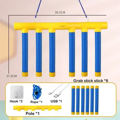 Challenge Falling Sticks Reaction Game | Kids Stick Catching Training Toy | Interactive Family Game for Hand-Eye Coordination