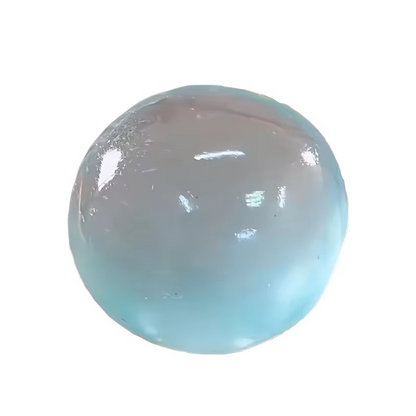 Blue Mochi Squishy Stress Ball – Soft Transparent Quick-Rebound Fidget Toy for Kids & Adults | Sensory Anti-Stress Squeeze Toy