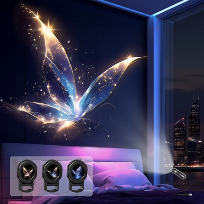 LED USB Ocean Projector Night Light – Adjustable Whale, Butterfly, Jellyfish & Starfish Projection Lamp