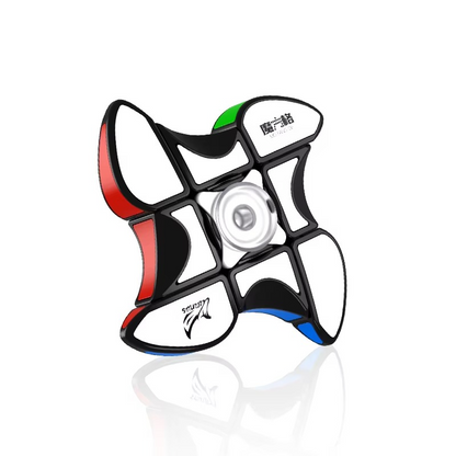 QiYi 1x3x3 Finger Spinner Magic Cube | Windmill Speed Puzzle Toy | Fidget & Brain Teaser Gift for Kids & Adults